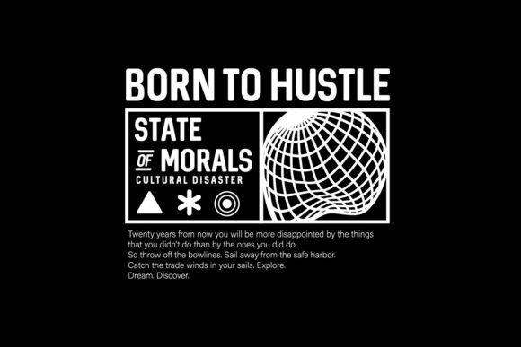 Born to Hustle Quote Graphic: Your New Go-To for Bold Branding