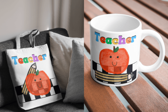 Retro Vintage Teacher Graphic: A Timeless Design Asset
