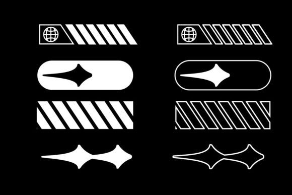 Streetwear Shape Element Graphic Design: Your Next Creative Asset