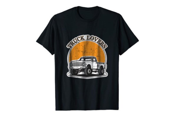 Truck Lover T-shirt Design Graphic Shirt: Bold Custom Apparel