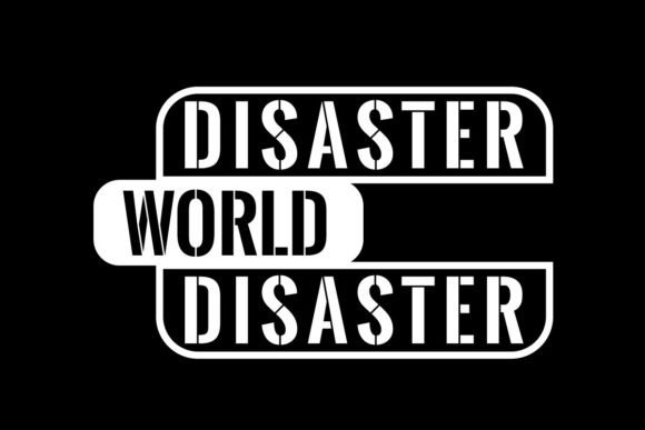 World Disaster Graphic Design: Bold Urban Streetwear Aesthetics